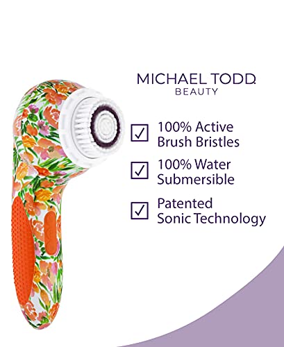 Michael Todd Beauty - Soniclear Elite - Facial Cleansing Brush System - 6-Speed Powered Exfoliating Face & Body Brush #TOP2