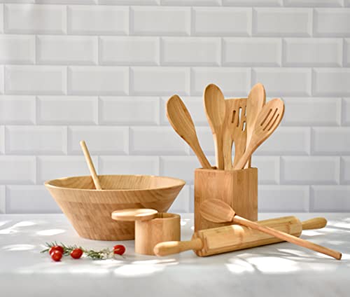 Conjunto Utensílios, 6 Peças, Bambu, Maxwell & Williams