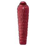deuter Exosphere -6° Synthetic Fibre Sleeping Bag, Cranberry-Fire - Image 2