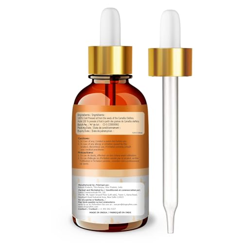 Image of Crysalis Camellia Oil 50 ml (1.69 fl oz) - Lightweight Botanical Oil for Skincare, Haircare & DIY Cosmetic Formulations