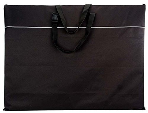Creative Hobbies® 25 Inch by 33 Inch by 1 Inch Nylon Portfolio Light Weight Art Case, Black