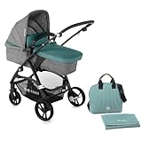 Jané - Slide Flex, 2 en 1, Hamaca Convertible en Capazo, Reposapiés Regulable, Incluye Burbuja de Lluvia, Bolso y Cambiador