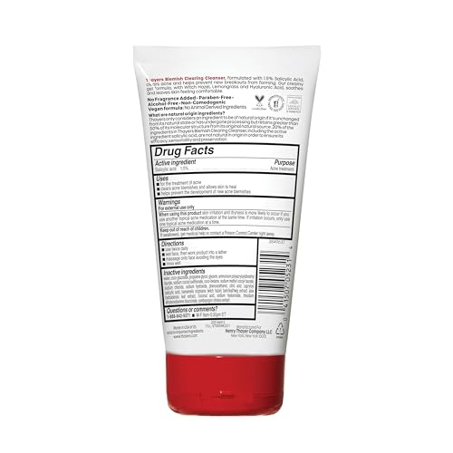 Thayers K6173600 Blemish Clearing Face Cleanser With 1.5% Salicylic Acid, Acne Treatment Face Wash thumb #7
