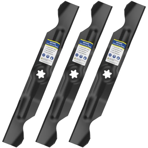 GICOOL 942-04053C Cub Cadet 50 Inch Mower Blades for Zero Turn Riding Mower RZT50 LT1050 SLT1550 LGT1050 Replace 742-04053 942-04056 (6 Point Star Mounting Hole)