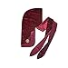 KISS RED Premium Bow Wow X Power Wave Crushed Velvet Durag (Burgundy)