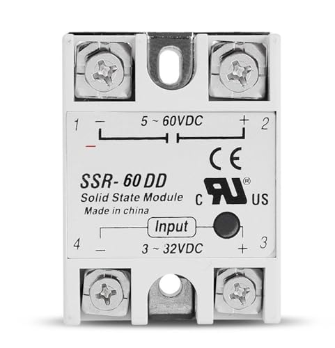 SSR 80A relais statique DC-DC à commutation rapide pour signal de commande 5V 12V