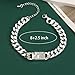14K Gold Anklets for Women Waterproof Rhinestone Ankle Bracelet Layered Cuban Link Chain Diamond Anklet Beach Jewelry for Women (Silver Anklets Style A)