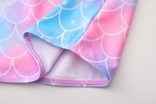 Image of Akokvlar Two Pieces Swimsuit Mermaid Bikinis Tankini Bathing Suit for Little Girls