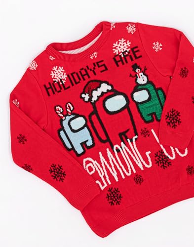 Pull Among Us pour garçon sweat de Noël chaud et anti-irritation