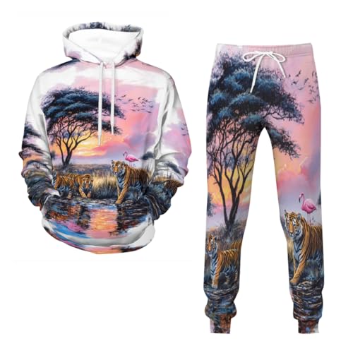 Survêtement homme Tigerss de grande taille S au 6XL pour en finir avec les joggings trop étroits
