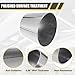X AUTOHAUX Car Mandrel Exhaust Bend Elbow Pipe 304 Stainless Steel Concentric Reducer 3