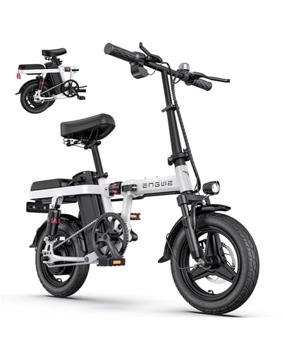 ENGWE T14 Folding Electric Bikes for Adults Teens...