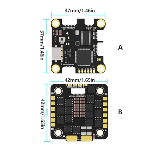 alloneslife Contrôleur de vol avancé FPV Racing, Flight control model – vue 3