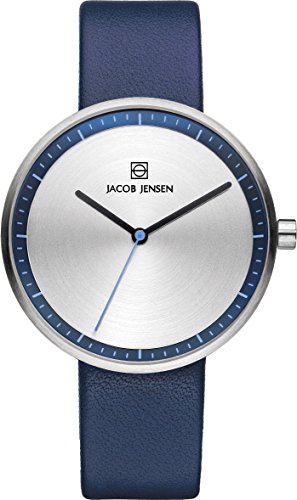 Jacob Jensen Damen-Armbanduhr Analog Quarz Leder 32282