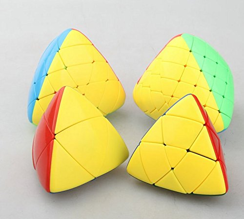 CuberSpeed Speedcubing Bundle Pyramorphix 2x2 Mastermorphix Stickerless 3x3 Megamorphix 4x4 Gigamorphix 5x5 Puzzle