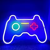 [Neon LED Game Luz Decorativos]: Dewelling neon LED juego luz decora tu pared, ilumina tu habitación, agrega una atmósfera de iluminación cálida y fantástica a tu hogar e ilumina tu estado de ánimo. Una gran luz LED decorativa para ti y tus hijos