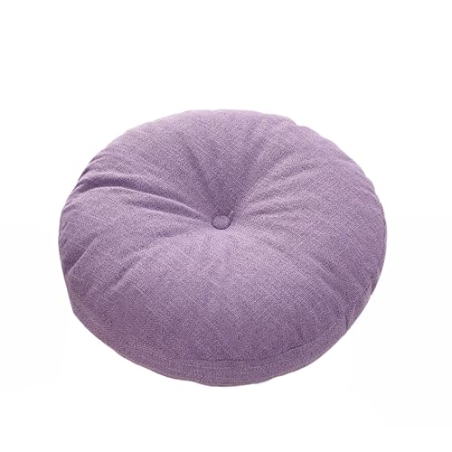 Cojín Redondo:Yoga, meditación o Asiento Auxiliar. Confort ergonómico y diseño Minimalista. Ideal para Salones, Habitaciones Zen o Espacios de relajación (F 70 * 16cm/27.5 * 6inch)
