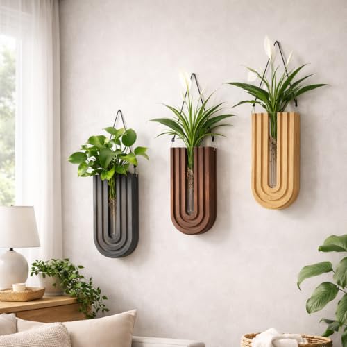 MODUGLE Wall Mounted Wooden Propagation Station Set of 3 -