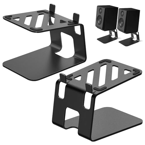 Quality Desk Surround Sounds Speaker Risers Speaker Heightened Stands Mount Anti-Vibration Feet Sound Box Mounts Professional Desktop Speaker Stand
