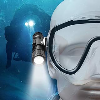 ORCATORCH D560 Mini Scuba Dive Light Headlamp Rotary Switch Underwater Torch with 360