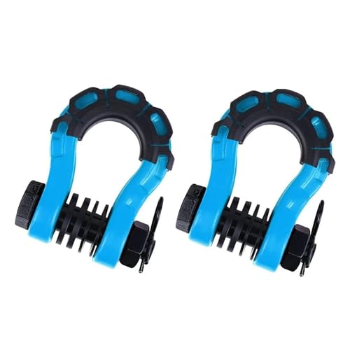 BGRVCKS Gancho para Remolque 2 Ganchos Tipo U De 3/4' para Remolque De Barras De Remolque para SUV(Azul Cielo)