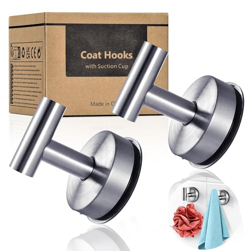 YOHOM Ganchos Ventosa Baño Toallero Sin