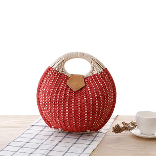 Summer Rattan Tote,Straw Tote bag,Woven Beach Bag, One Shoulder Summer Handbag, Gift For Holiday, Vacation,women's summer natural raffia straw bag, shell shape rattan straw beach tote handbag4