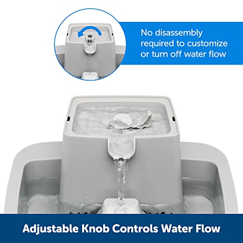 Petsafe ZWW00-16558 Drinkwell Pet Water Fountain, Dog Water Bowl (2 Gallon/256 Oz) Cat And Dog Water Fountain, Dog Water Bowl Dispenser, Plastic Construction thumb #2