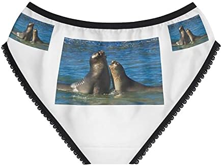 Elephant Seal Panties, Elephant Seal Underwear, Briefs, Cotton Briefs, Funny Underwear, Panties For Women