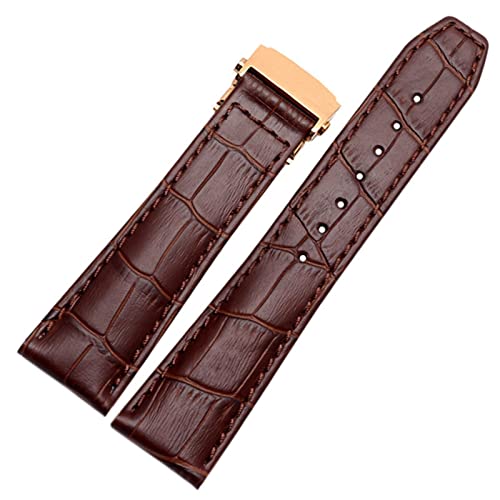 Bracelet MAURICE LACROIX Eliros 22mm en cuir de veau : finie l'usure avec la boucle pliante