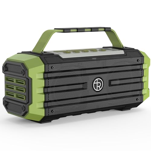 TOMPROAD Portable Bluetooth Speaker 120W Peak 80W Wireless Speakers, TWS Pairing, Deep Bass, Hi-Fi Loud Speaker, IPX6 Waterproof, DSP Sound Boombox for Outdoor, Camping, Party, Beach