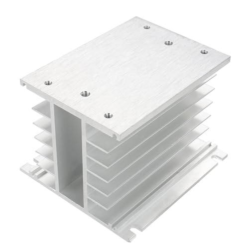 Disipador trifásico de aluminio Baomain para relé de estado sólido 110mm