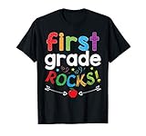 First Grade Rocks T-Shirt Funny 1st Graders & Teachers