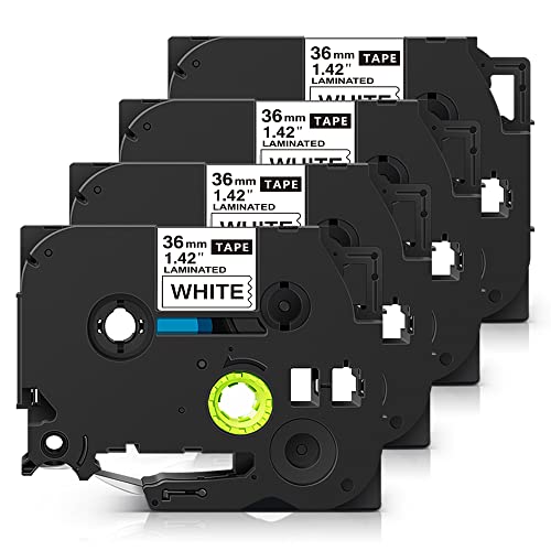 �u���U�[ �e�[�v TZe-261 ���n������ 4�Z�b�g ����36mm ����8m �s�[�^�b�`�L���[�u�@��Ή� P-touch �݊��i ���~�l�[�g �e�[�v�J�[�g���b�W