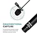 Movo LV4-O2 XLR Phantom Power Omnidirectional Lavalier Microphone Set, with Lapel Mic Clips and Windscreens - Perfect Lapel Microphone for Video Recording, Podcast, Interview, YouTube Production