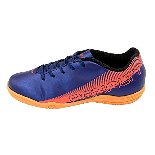 Calcado Futsal Bravo Kids Xx Penalty Marinho/Coral