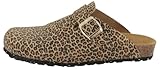 LES TROPEZIENNES PAR M. BELARBI Femme Zabot Chaussures Ville Mule ET Sabot, Leopard, 40 EU