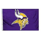 NFL Minnesota Vikings Logo Flag, 3 x 5-Feet