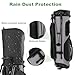 14-Way Golf Stand Bag - Lightweight Golf Bag for Men Women, Plush-Lined Divider Top, Interchangeable Single/Dual Straps and Rain Cover
