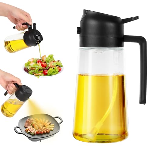 Blendura Spruzzino Olio per Friggitrice aria, 2 in 1 Spruzzatore