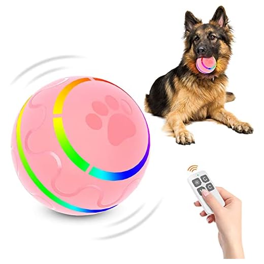 CUXMUX Remote Control Dog Balls, Peppy Pet Ball for Dogs, Aggressive Chewers Toy, Automatic Interactive Rolling & Shaking Gifts for Dog