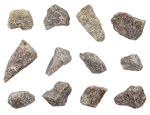 Image of EISCO 12PK Raw Quartzite, Metamorphic Rock Specimens - Approx. 1 inch - Geologist Selected & Hand Processed - Great for Science Classrooms - Class Pack