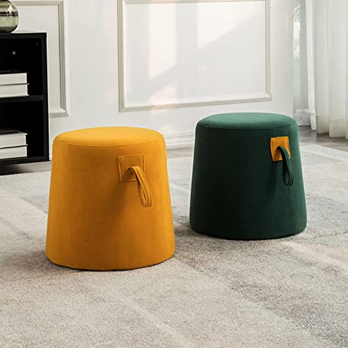 Tabouret de canapé carré vert clair pour entrée et chambre chaleureuse - 8
