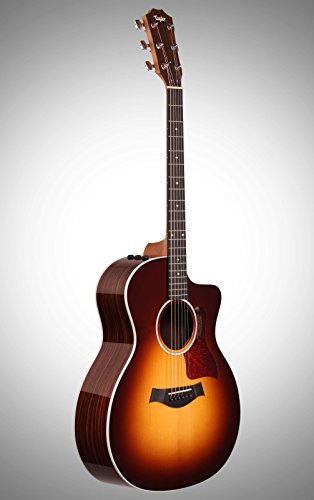 Taylor 214Ce Deluxe Grand Auditorium Cutaway Acoustic-Electric Guitar Tobacco Sunburst #TOP7