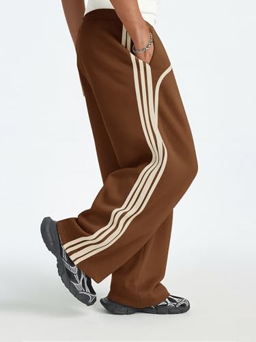 Image of Maniac || Mens || Side Stripe || Cotton || Baggy Fit || Trackpant