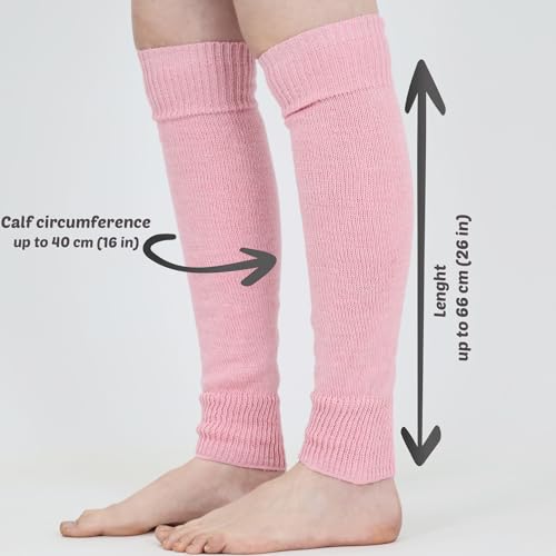 Image of Mysocks Leg Warmers Extra Soft Stylish Fancy Winter 80s Party Dance Neon Long Legwarmers for Women Girls Ladies