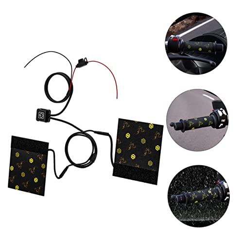 ibasenice 2 Peças Alça De Aquecimento Elétrico Para Motocicleta Capa De Alça De Aquecimento De Bicic