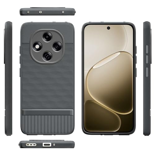 Image of Shockproof Case for Oppo F31 Pro 5G | Full Camera Protection | TPU Flexible Back Cover for Oppo F31 Pro 5G (Graphite Grey)