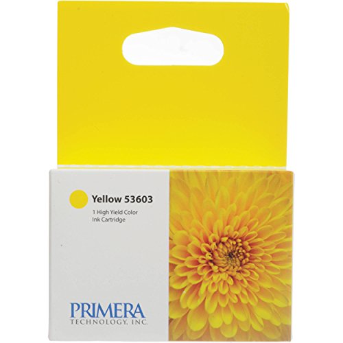 Cartouche d'encre jaune Primera 53603 pour corriger les impressions ternes ou délavées