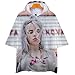 Produktbild Generic Brands Sänger Billie Eilish 3D Hoodie Herren/Damen lässig Pullover Persönlichkeit Trend Sweatshirt Kurze Ärmel s-XXXL